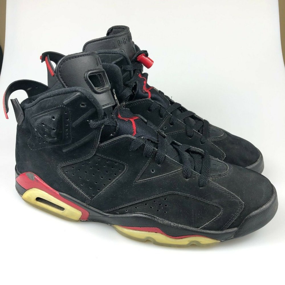 Jordan Mens 6 Retro Varsity Red 2010 Shoes Size 12